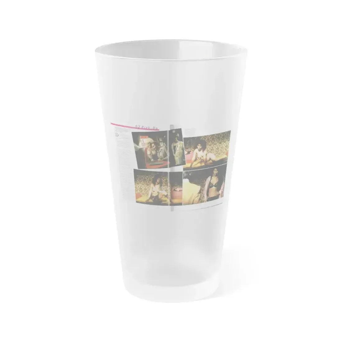 Denise Katrina Matthews 10 (Vintage Female Icon) Frosted Pint Glass 16oz 16oz Frosted - Go Mug Yourself