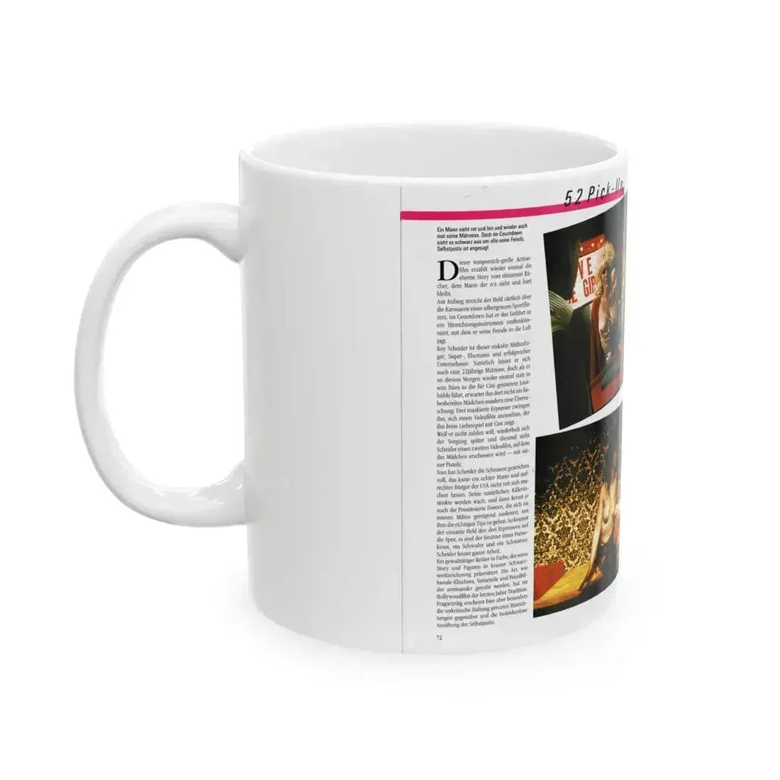 Denise Katrina Matthews 10 (Vintage Female Icon) White Coffee Mug - Go Mug Yourself