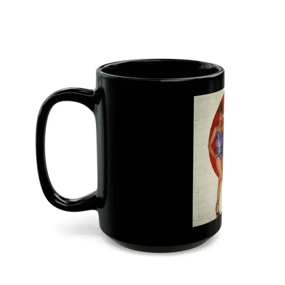 Denise Katrina Matthews 12 (Vintage Female Icon) Black Coffee Mug - Go Mug Yourself
