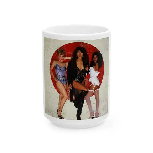 Denise Katrina Matthews 12 (Vintage Female Icon) White Coffee Mug 15oz - Go Mug Yourself