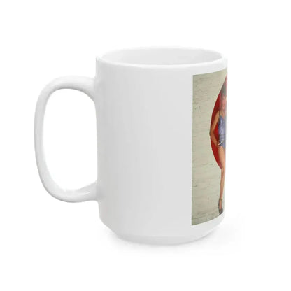 Denise Katrina Matthews 12 (Vintage Female Icon) White Coffee Mug - Go Mug Yourself