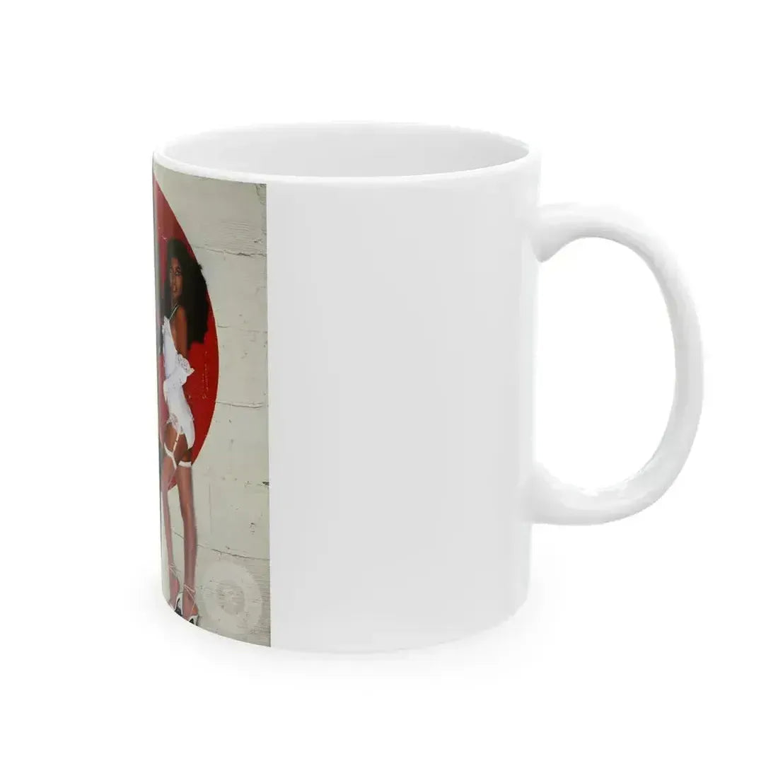 Denise Katrina Matthews 12 (Vintage Female Icon) White Coffee Mug - Go Mug Yourself