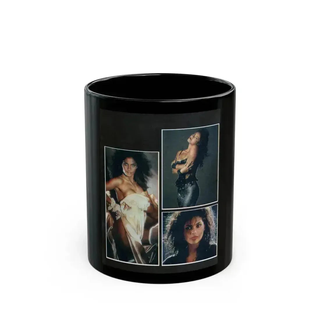 Denise Katrina Matthews 13 (Vintage Female Icon) Black Coffee Mug 11oz - Go Mug Yourself
