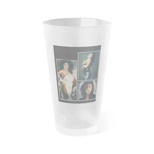 Denise Katrina Matthews 13 (Vintage Female Icon) Frosted Pint Glass 16oz 16oz Frosted - Go Mug Yourself