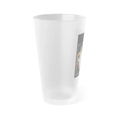Denise Katrina Matthews 13 (Vintage Female Icon) Frosted Pint Glass 16oz - Go Mug Yourself