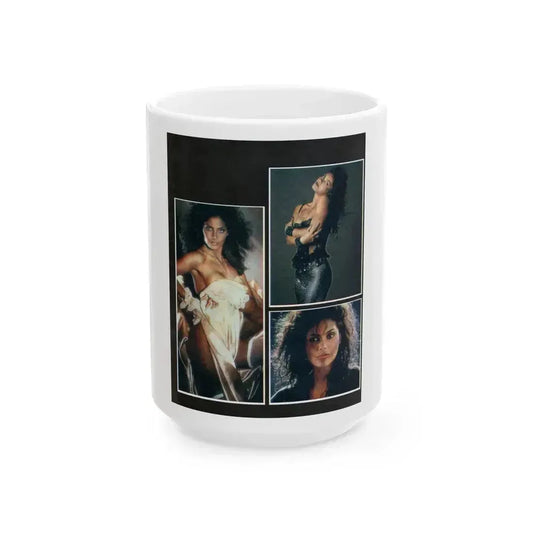 Denise Katrina Matthews 13 (Vintage Female Icon) White Coffee Mug 15oz - Go Mug Yourself