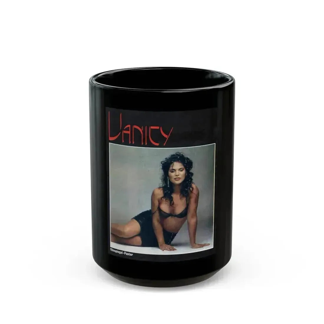 Denise Katrina Matthews 14 (Vintage Female Icon) Black Coffee Mug 15oz - Go Mug Yourself