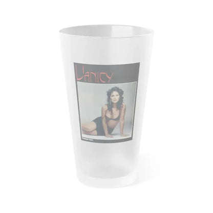 Denise Katrina Matthews 14 (Vintage Female Icon) Frosted Pint Glass 16oz 16oz Frosted - Go Mug Yourself