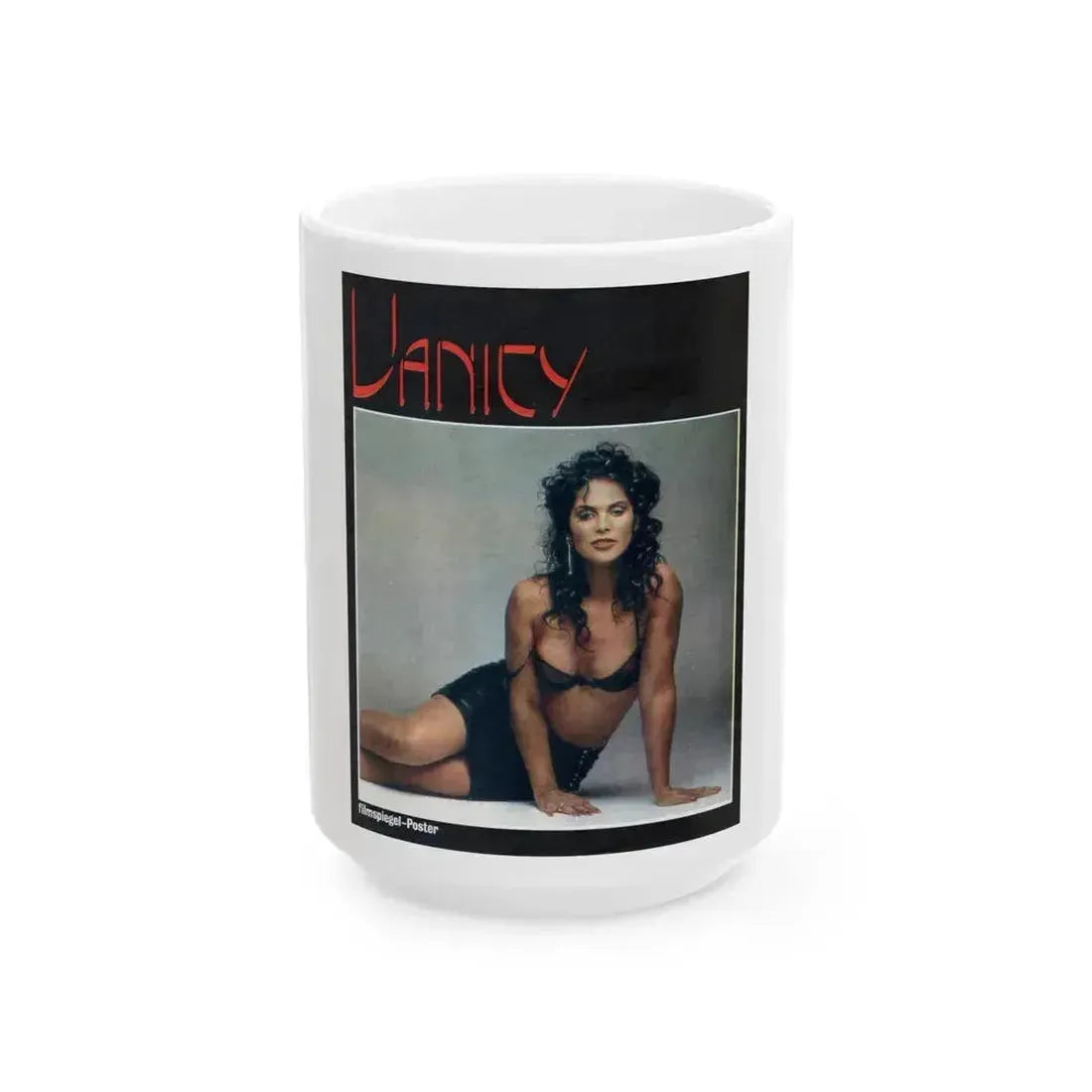 Denise Katrina Matthews 14 (Vintage Female Icon) White Coffee Mug 15oz - Go Mug Yourself