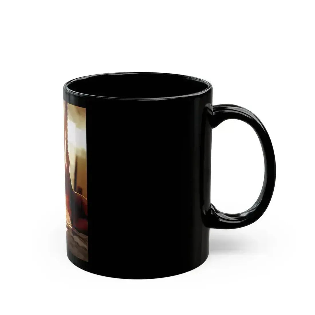 Denise Katrina Matthews 2 (Vintage Female Icon) Black Coffee Mug - Go Mug Yourself