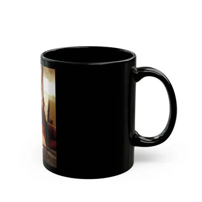 Denise Katrina Matthews 2 (Vintage Female Icon) Black Coffee Mug - Go Mug Yourself