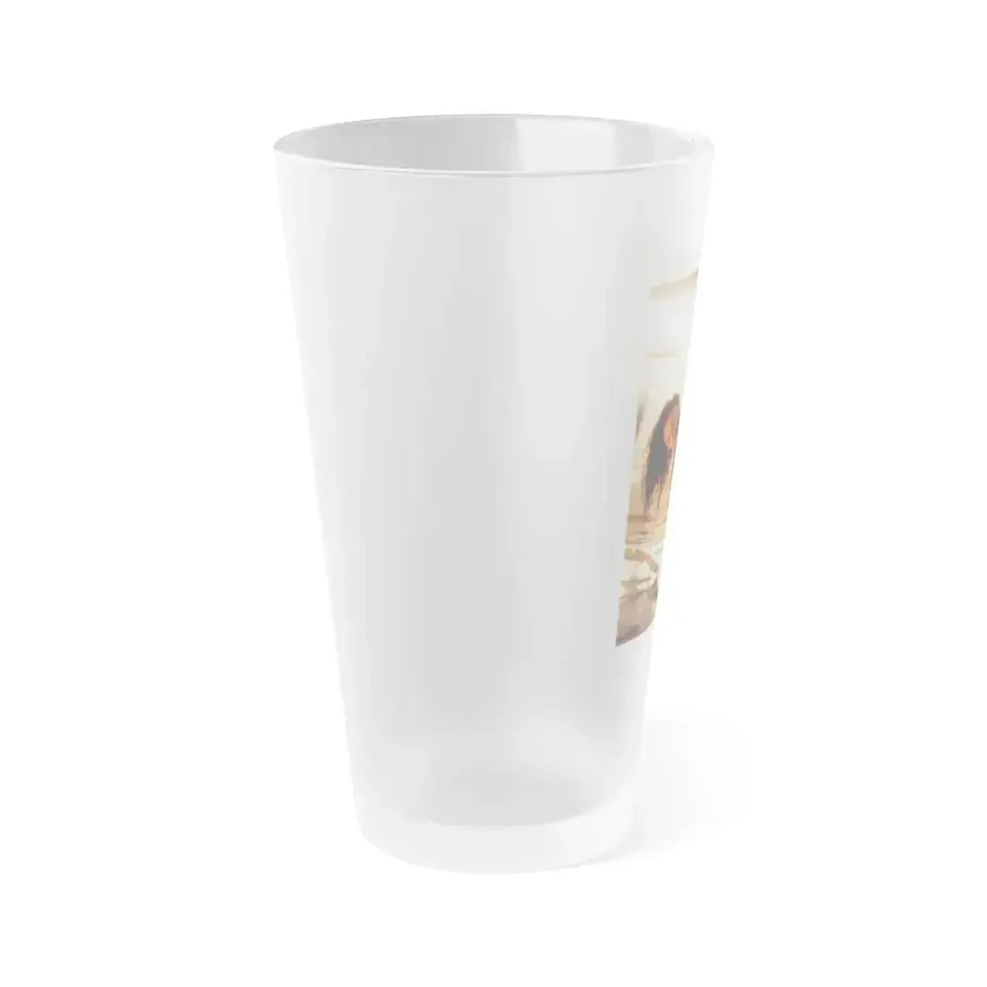 Denise Katrina Matthews 2 (Vintage Female Icon) Frosted Pint Glass 16oz - Go Mug Yourself