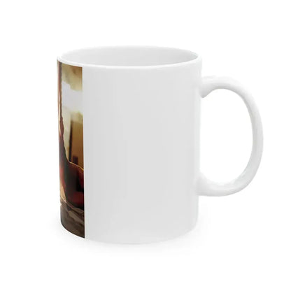 Denise Katrina Matthews 2 (Vintage Female Icon) White Coffee Mug - Go Mug Yourself