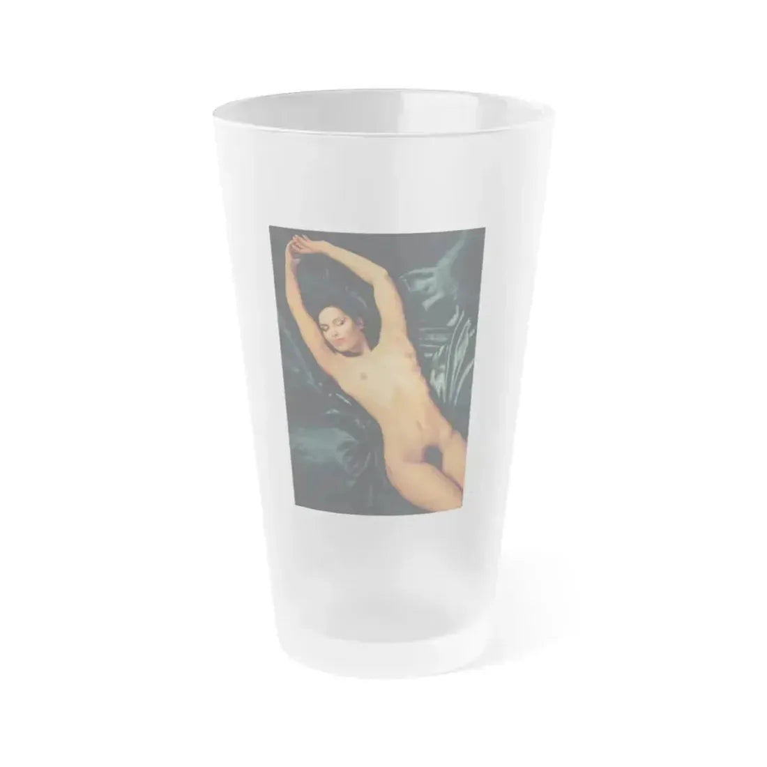 Denise Katrina Matthews 3 (Vintage Female Icon) Frosted Pint Glass 16oz 16oz Frosted - Go Mug Yourself