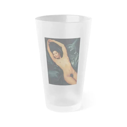Denise Katrina Matthews 3 (Vintage Female Icon) Frosted Pint Glass 16oz 16oz Frosted - Go Mug Yourself