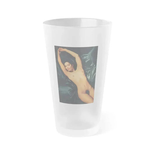 Denise Katrina Matthews 3 (Vintage Female Icon) Frosted Pint Glass 16oz 16oz Frosted - Go Mug Yourself
