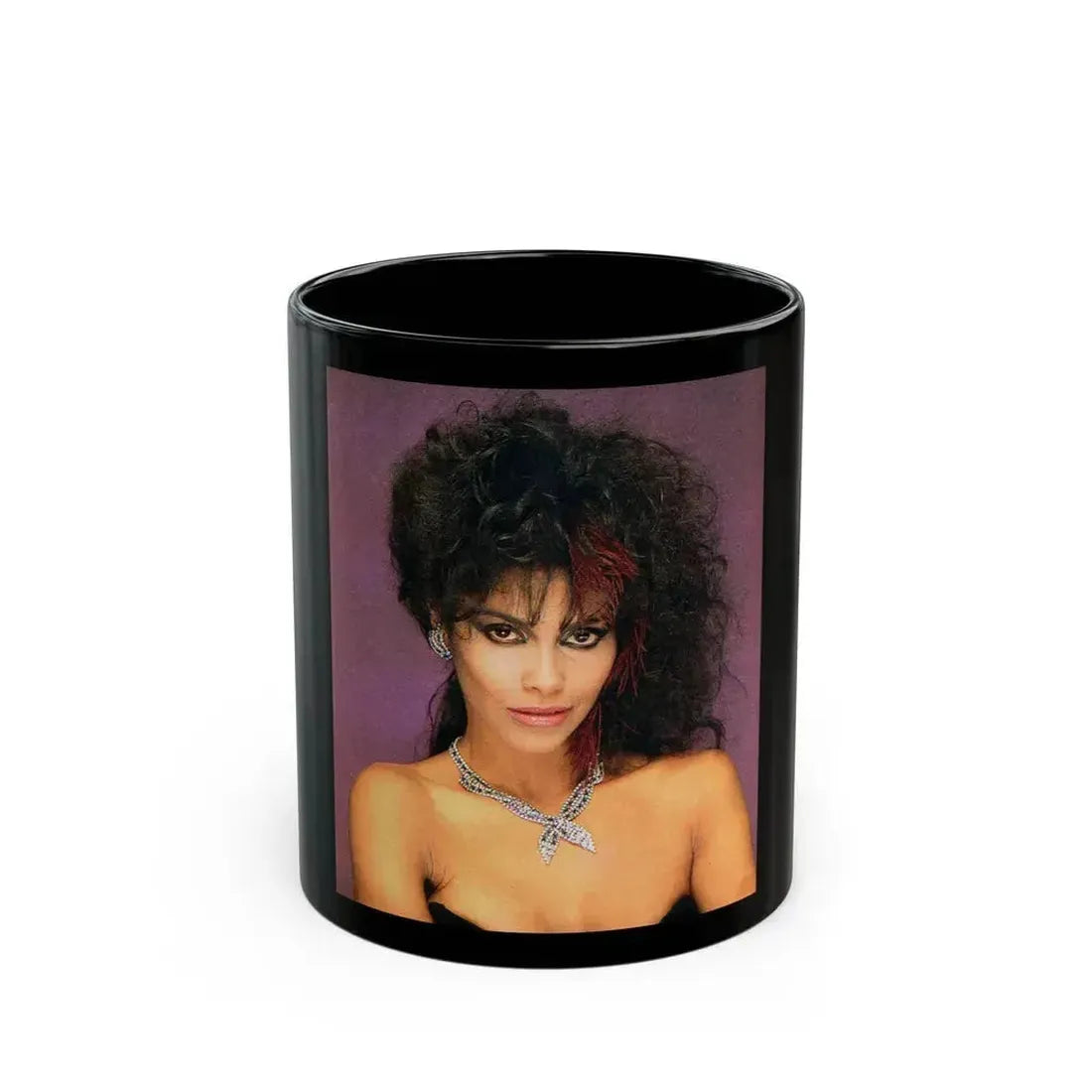 Denise Katrina Matthews 4 (Vintage Female Icon) Black Coffee Mug 11oz - Go Mug Yourself