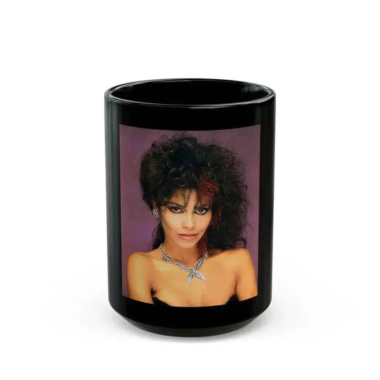 Denise Katrina Matthews 4 (Vintage Female Icon) Black Coffee Mug 15oz - Go Mug Yourself