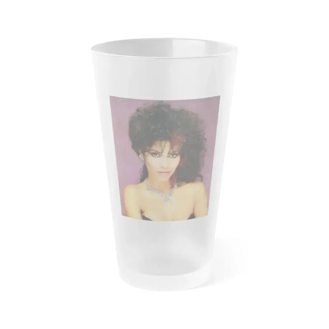 Denise Katrina Matthews 4 (Vintage Female Icon) Frosted Pint Glass 16oz 16oz Frosted - Go Mug Yourself