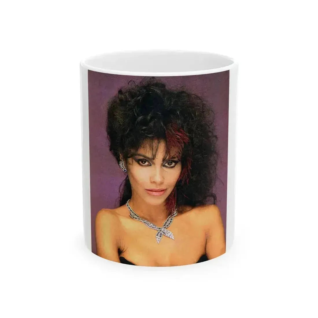 Denise Katrina Matthews 4 (Vintage Female Icon) White Coffee Mug 11oz - Go Mug Yourself