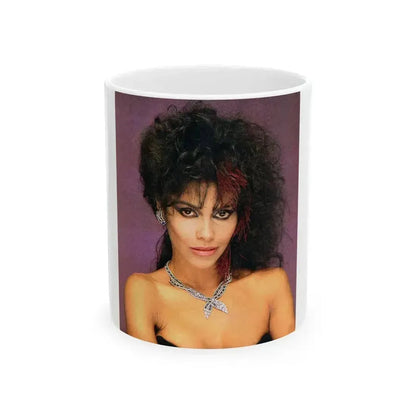 Denise Katrina Matthews 4 (Vintage Female Icon) White Coffee Mug 11oz - Go Mug Yourself