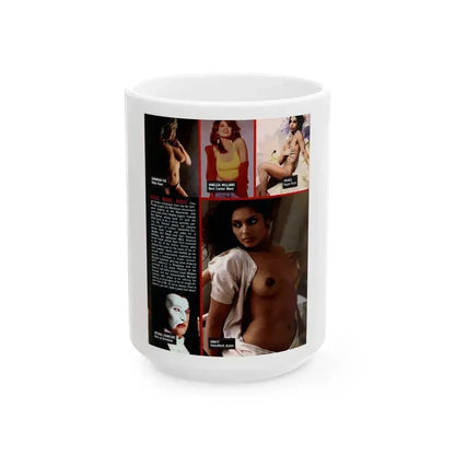 Denise Katrina Matthews 5 (Vintage Female Icon) White Coffee Mug 15oz - Go Mug Yourself