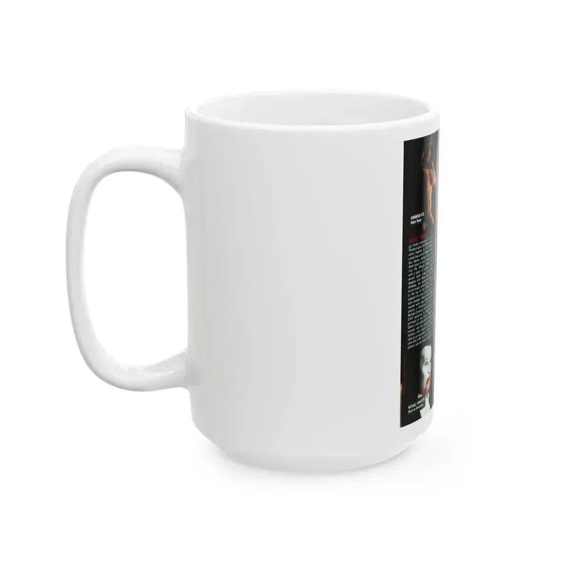 Denise Katrina Matthews 5 (Vintage Female Icon) White Coffee Mug - Go Mug Yourself