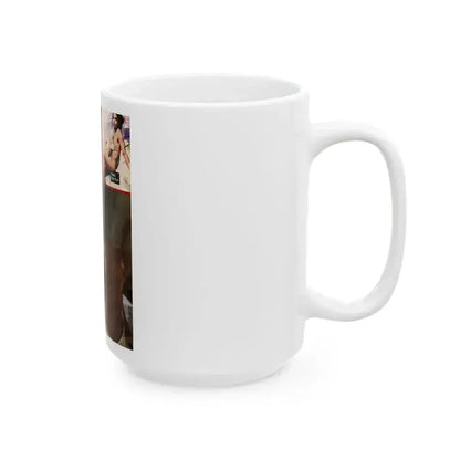 Denise Katrina Matthews 5 (Vintage Female Icon) White Coffee Mug - Go Mug Yourself
