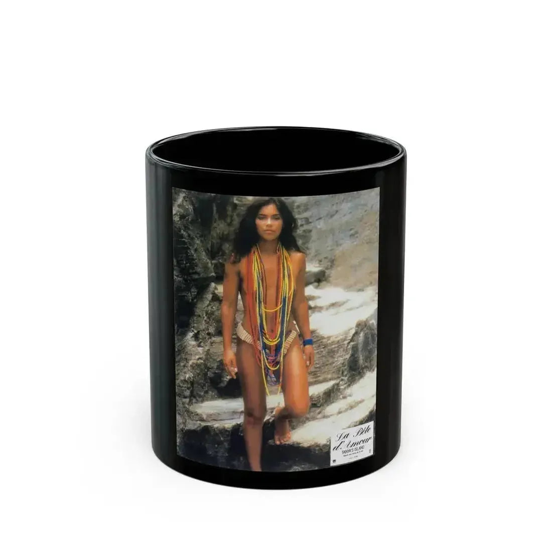 Denise Katrina Matthews 6 (Vintage Female Icon) Black Coffee Mug 11oz - Go Mug Yourself