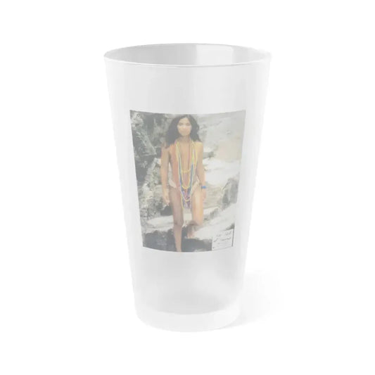 Denise Katrina Matthews 6 (Vintage Female Icon) Frosted Pint Glass 16oz 16oz Frosted - Go Mug Yourself