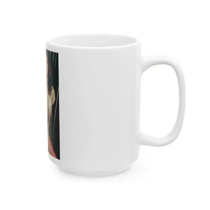 Denise Katrina Matthews 7 (Vintage Female Icon) White Coffee Mug - Go Mug Yourself