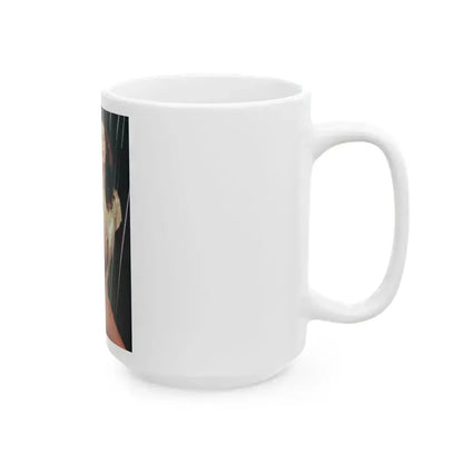 Denise Katrina Matthews 7 (Vintage Female Icon) White Coffee Mug - Go Mug Yourself