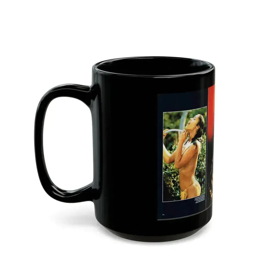 Denise Katrina Matthews 9 (Vintage Female Icon) Black Coffee Mug - Go Mug Yourself