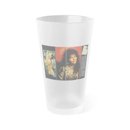 Denise Katrina Matthews 9 (Vintage Female Icon) Frosted Pint Glass 16oz 16oz Frosted - Go Mug Yourself