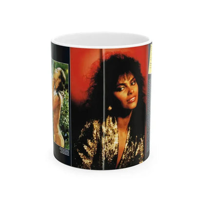 Denise Katrina Matthews 9 (Vintage Female Icon) White Coffee Mug 11oz - Go Mug Yourself