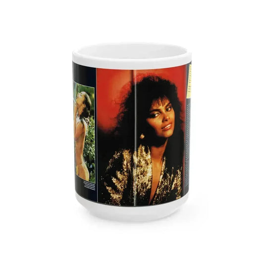Denise Katrina Matthews 9 (Vintage Female Icon) White Coffee Mug 15oz - Go Mug Yourself