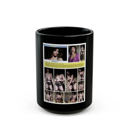 Denise Katrina Matthews (Vintage Female Icon) Black Coffee Mug 15oz - Go Mug Yourself