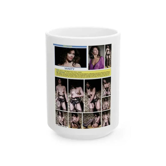 Denise Katrina Matthews (Vintage Female Icon) White Coffee Mug 15oz - Go Mug Yourself