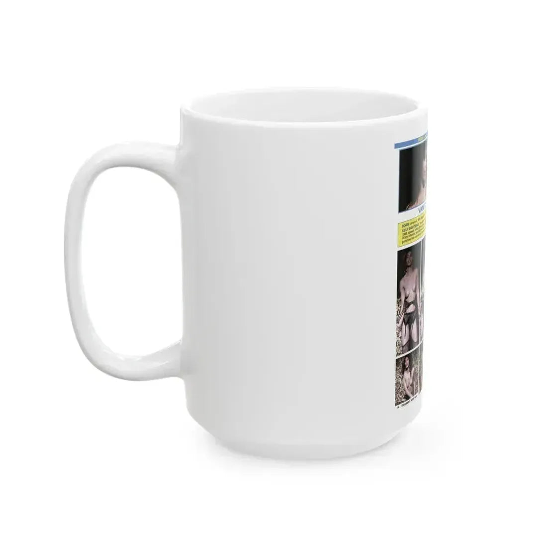 Denise Katrina Matthews (Vintage Female Icon) White Coffee Mug - Go Mug Yourself