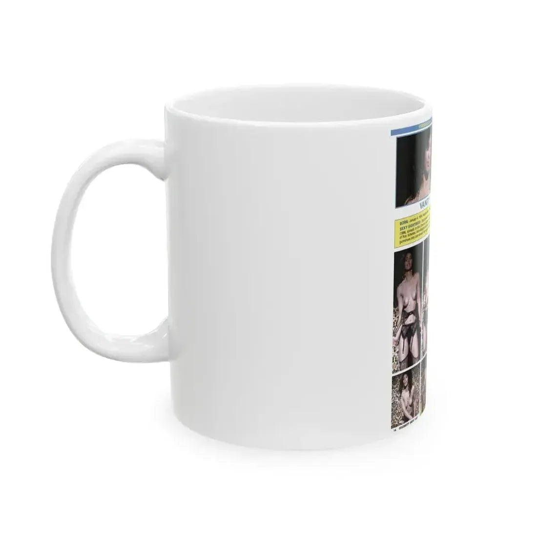Denise Katrina Matthews (Vintage Female Icon) White Coffee Mug - Go Mug Yourself