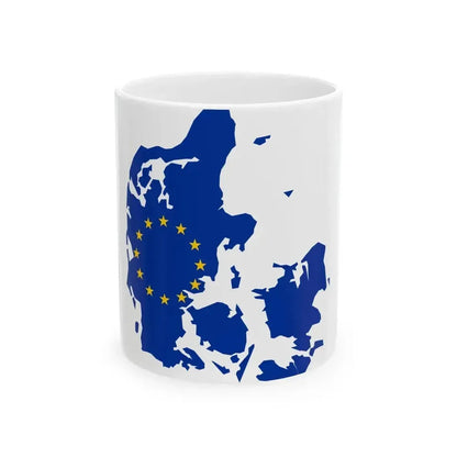 Denmark EU (Denmark) White Coffee Mug 11oz - Go Mug Yourself