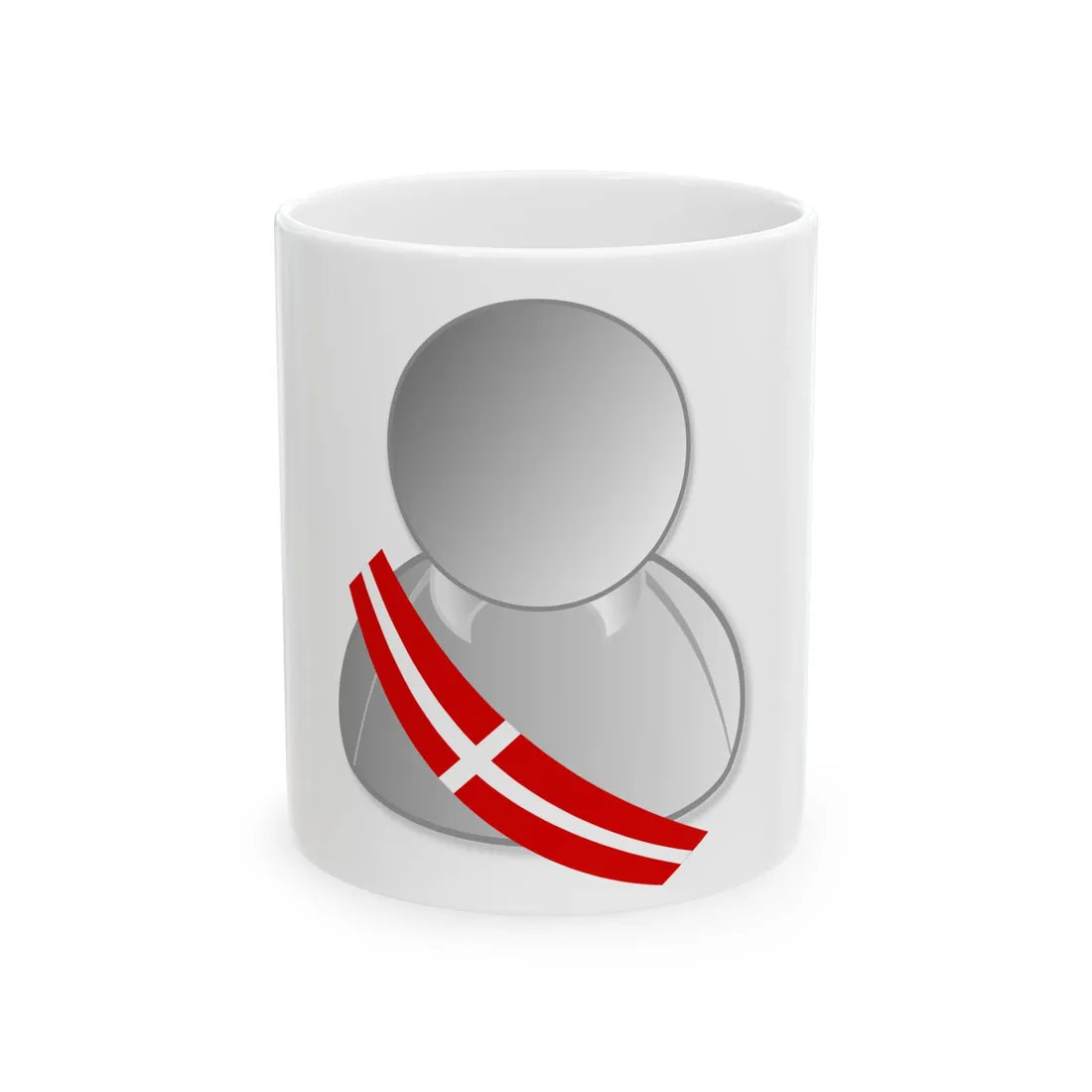 Denmark politic personality icon (Denmark) White Coffee Mug 11oz - Go Mug Yourself