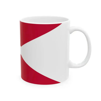 Denmark Yacht Ensign (Denmark) White Coffee Mug - Go Mug Yourself