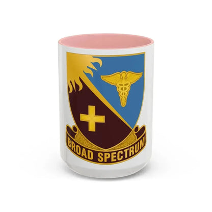 Dental Health Activity Atlantic (U.S. Army) Accent Coffee Mug 15oz Pink - Go Mug Yourself