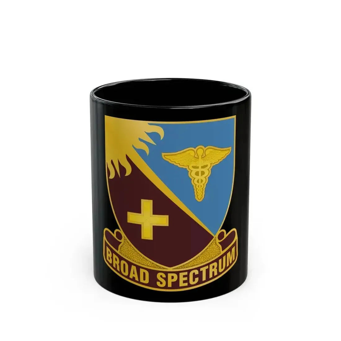 Dental Health Activity Atlantic (U.S. Army) Black Coffee Mug 11oz - Go Mug Yourself