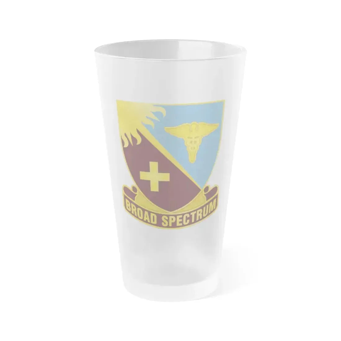 Dental Health Activity Atlantic (U.S. Army) Frosted Pint Glass 16oz Default Title - Go Mug Yourself