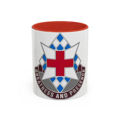 Dental Health Activity Bavaria (U.S. Army) Accent Coffee Mug 11oz Red - Go Mug Yourself