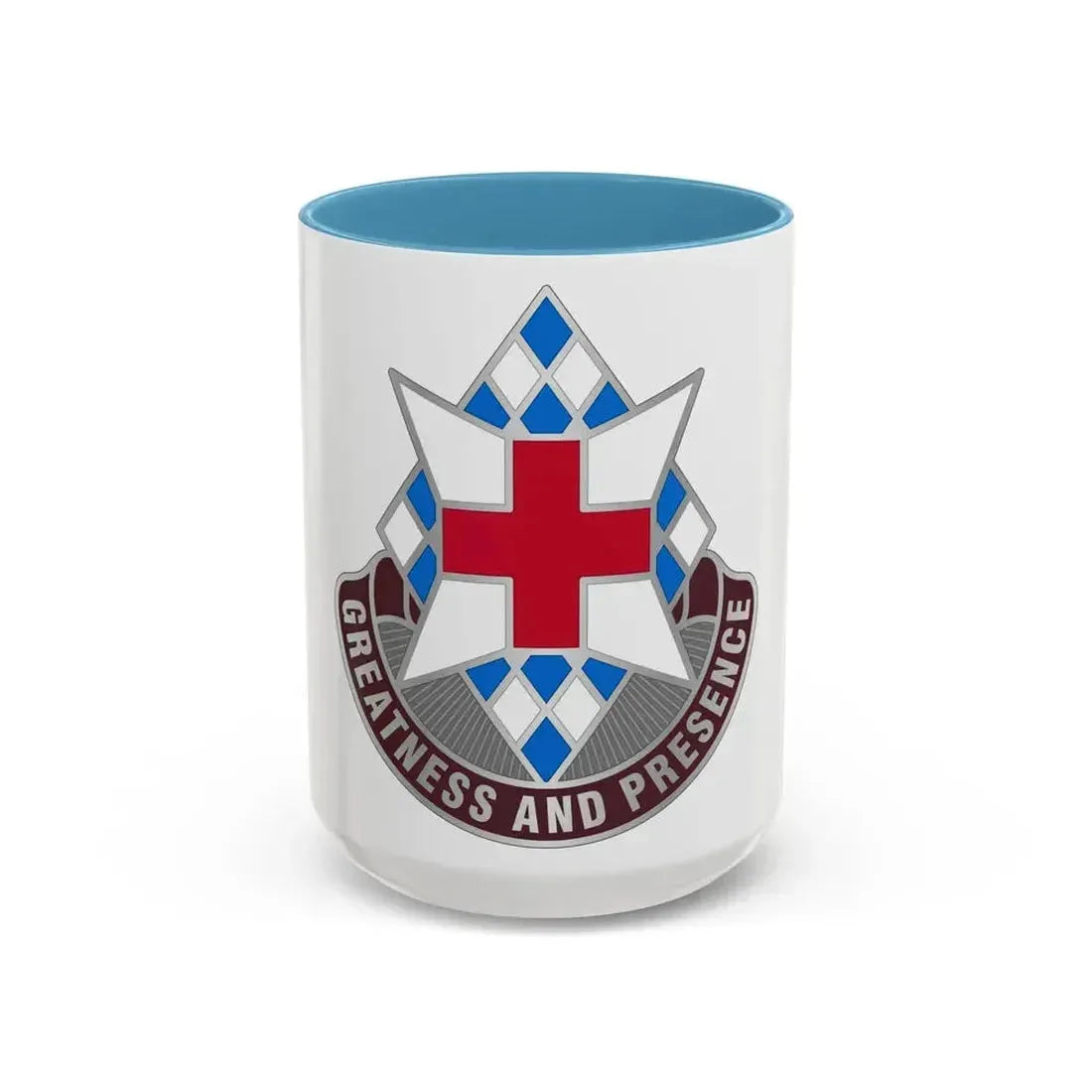 Dental Health Activity Bavaria (U.S. Army) Accent Coffee Mug 15oz Light Blue - Go Mug Yourself