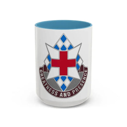 Dental Health Activity Bavaria (U.S. Army) Accent Coffee Mug 15oz Light Blue - Go Mug Yourself