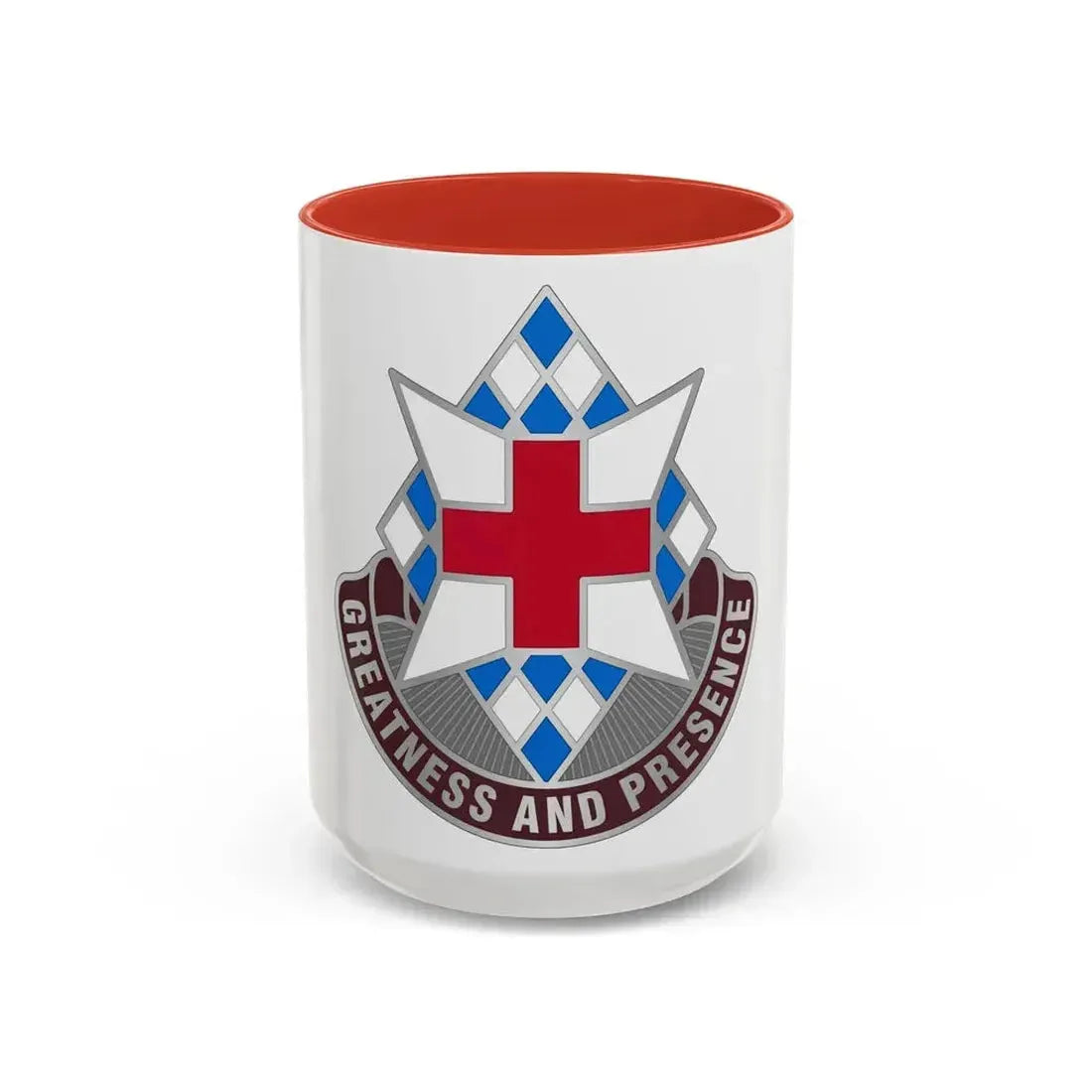 Dental Health Activity Bavaria (U.S. Army) Accent Coffee Mug 15oz Red - Go Mug Yourself
